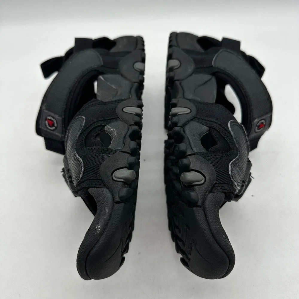 Timberland 30135 Mens Size 8M Black Mountain Granite Trail T-Back Hiking Sandals